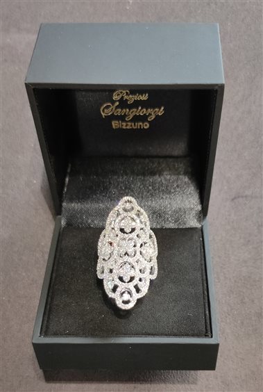 Anello Crivelli Donna in Oro bianco Diamante 372-2251 - 372-2251